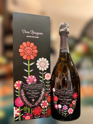 Dom Perignon, Rosé, Brut, Epernay, NM, Takashi Murakami, Limited edition, 2010 (750ml)